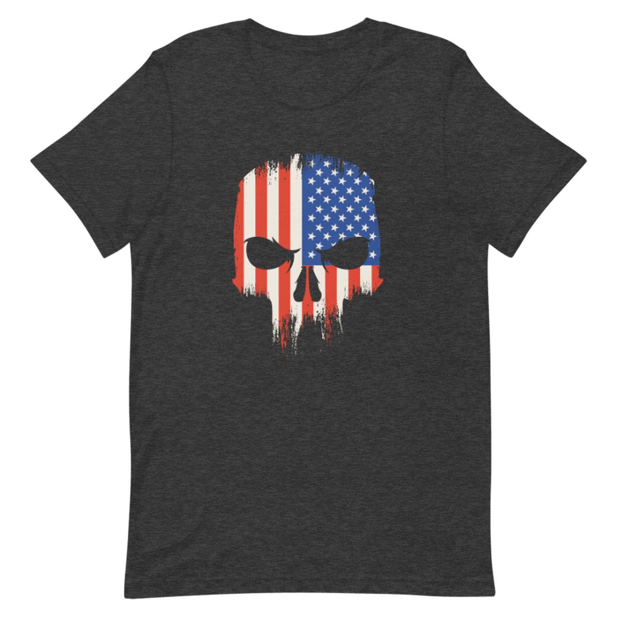USA Skull Flag Unisex T-shirt