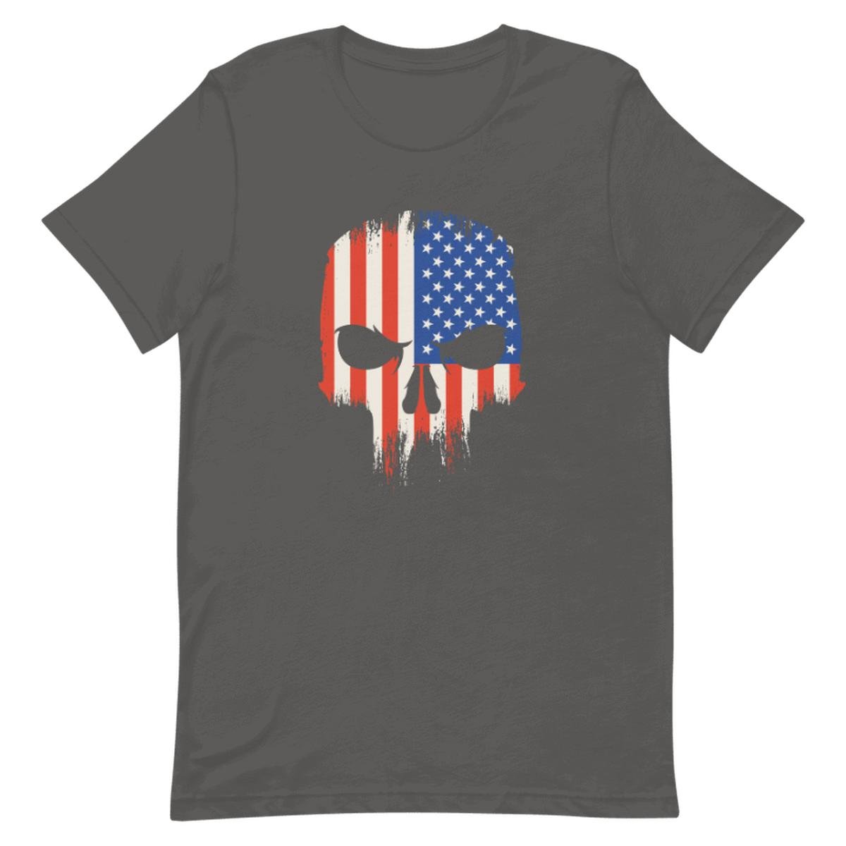USA Skull Flag Unisex T-shirt