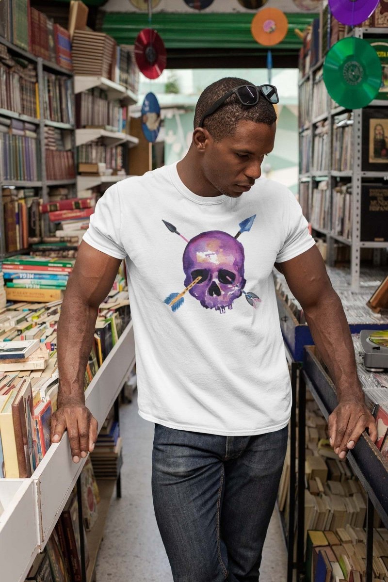 Crossed Arrows Skull Unisex T-shirt