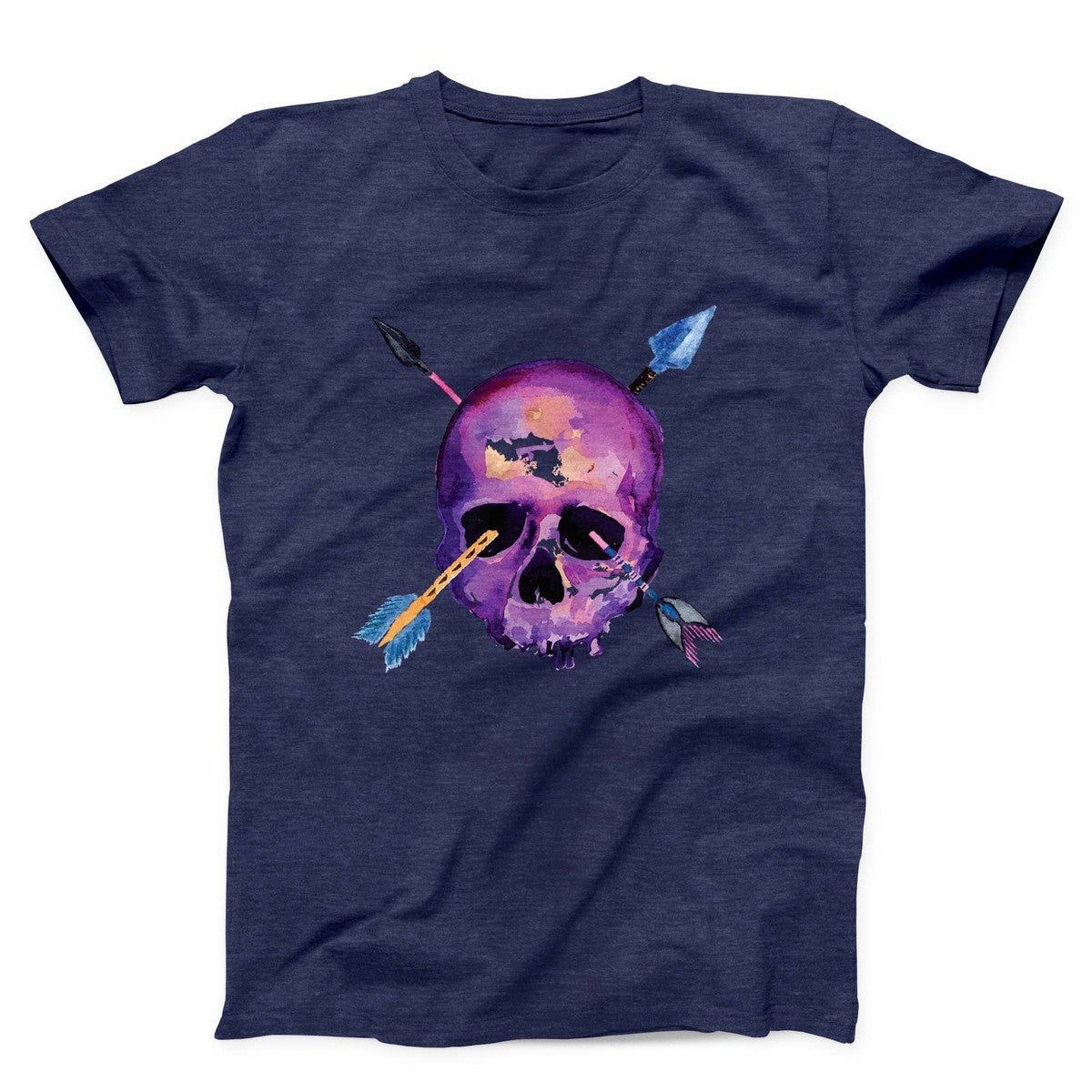 Crossed Arrows Skull Unisex T-shirt
