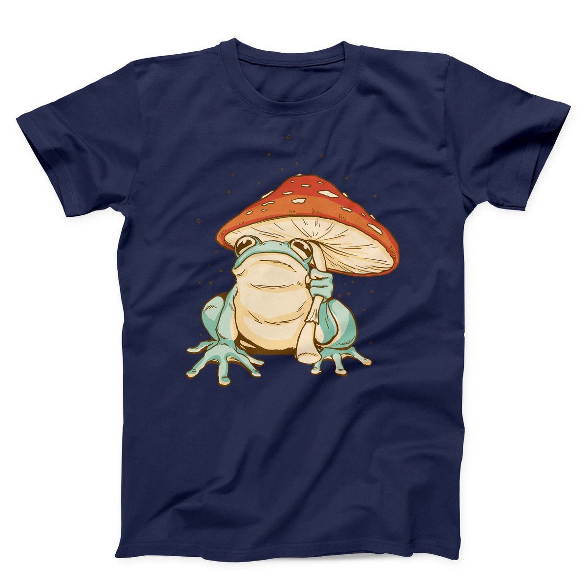 Frog Mushroom Umbrella Unisex T-shirt