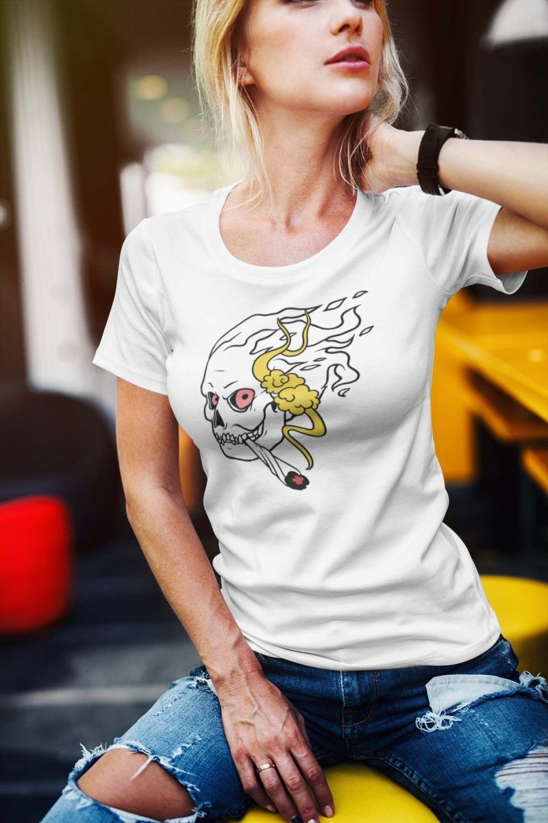 Skull Smoking Unisex T-shirt