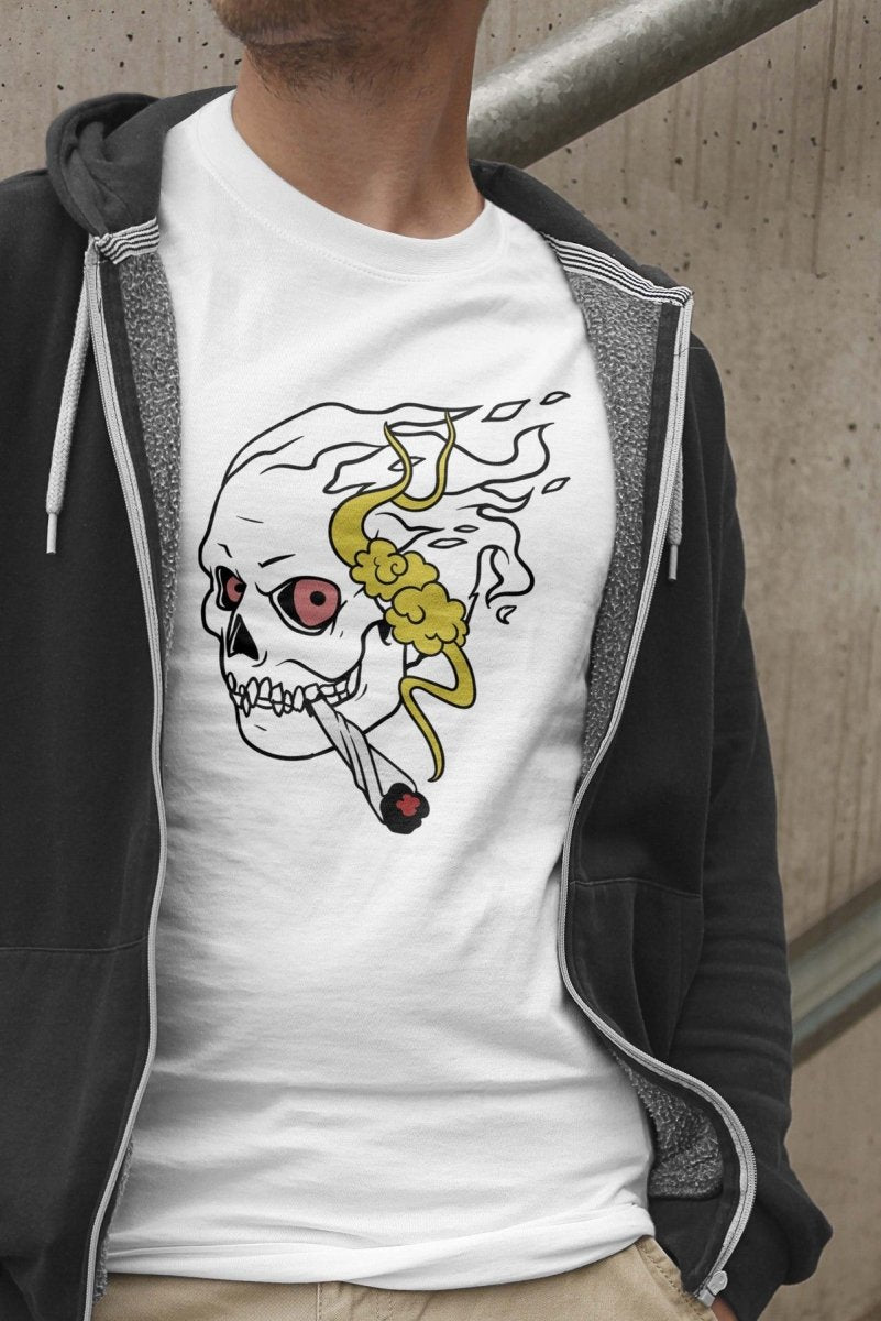 Skull Smoking Unisex T-shirt